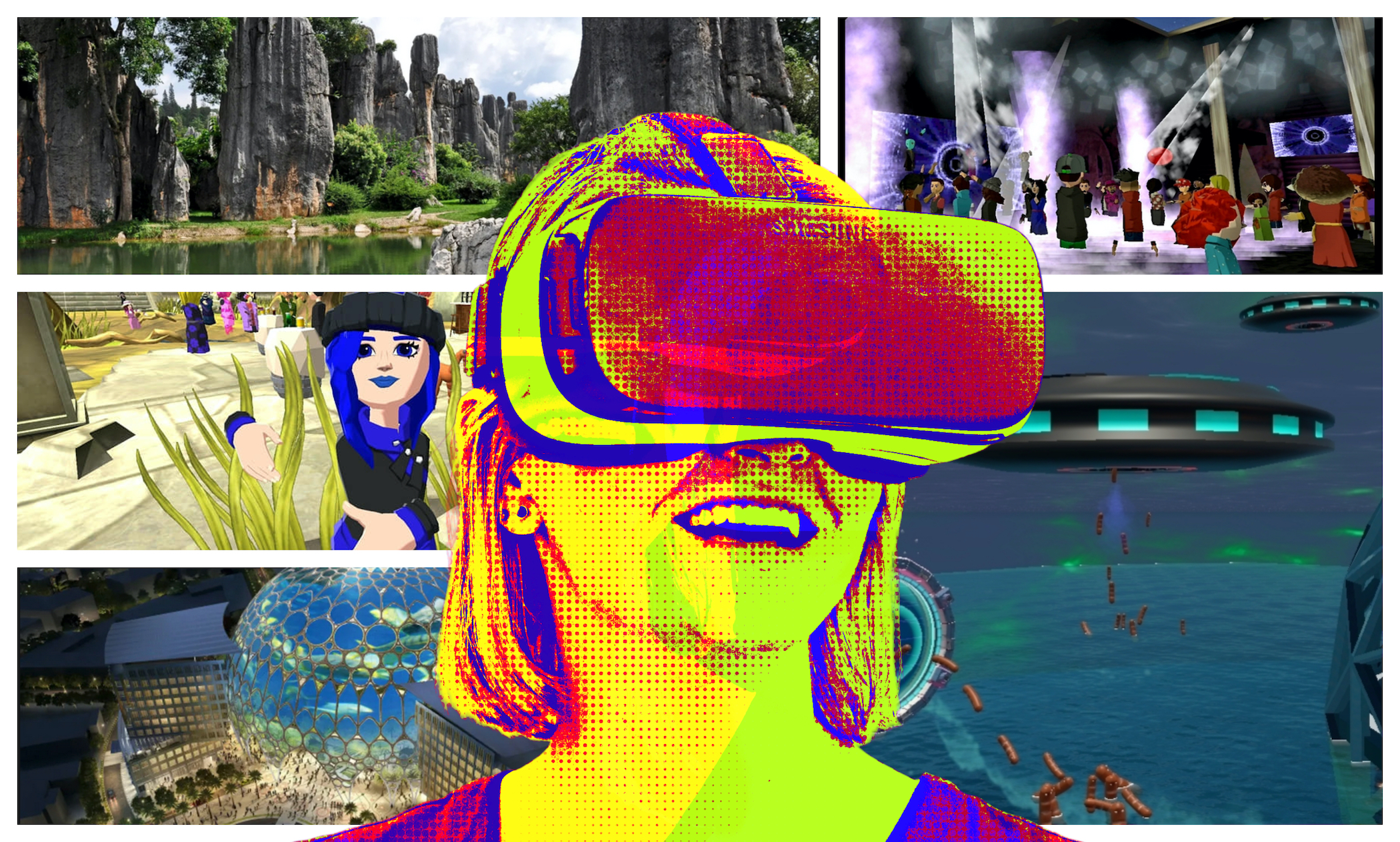 VR collage