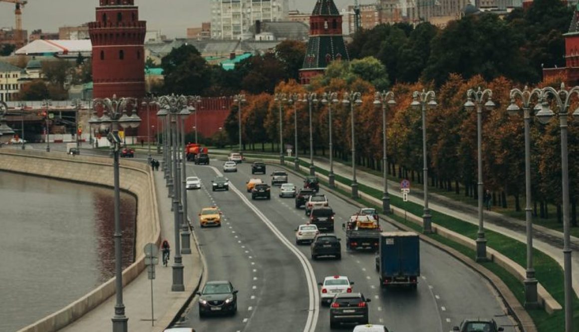 the view of the kremlin towers in russia