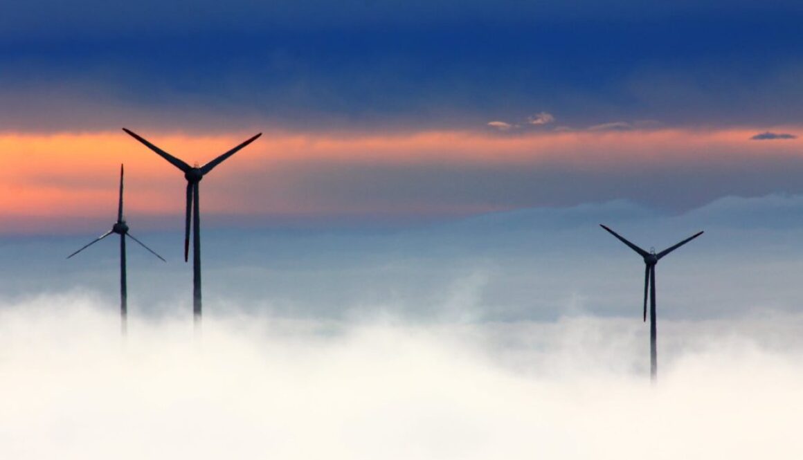 black windmill