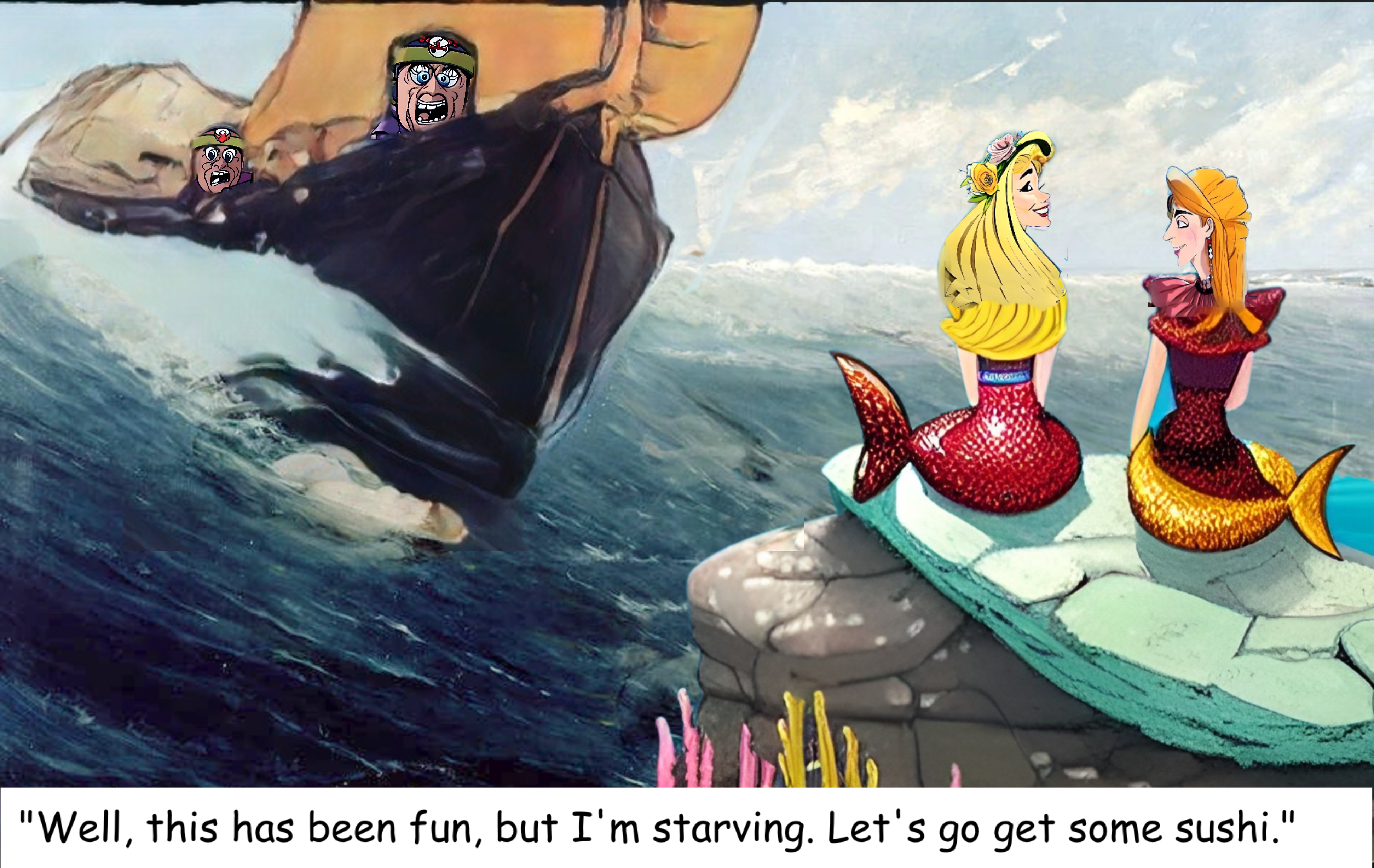 Final final Mermaid cartoon