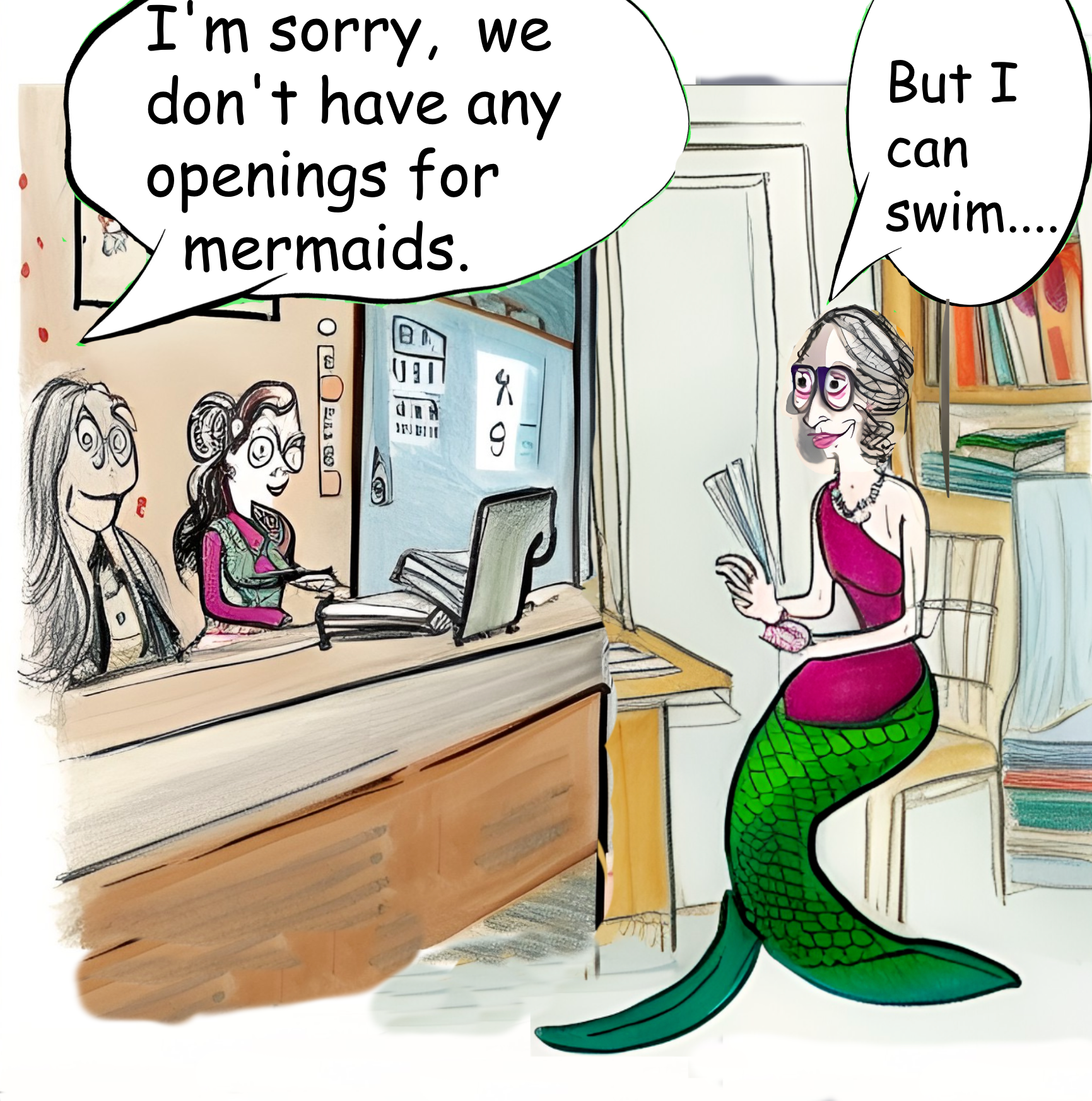 Mermaid employment agency